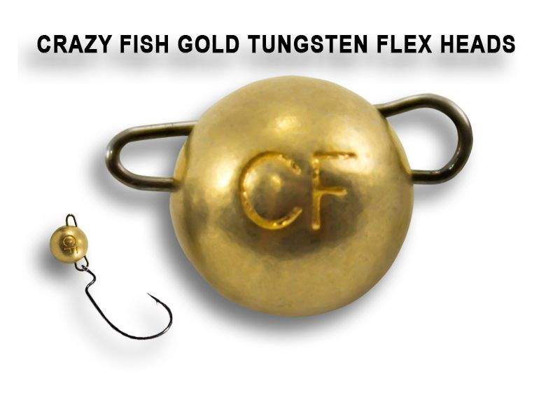 Čeburaška tungsten 1g 6ks gold
