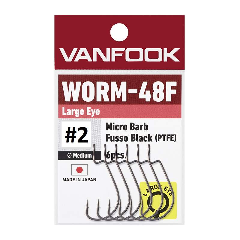 Worm 48F BIG EYE velikost 2 bal. 6ks