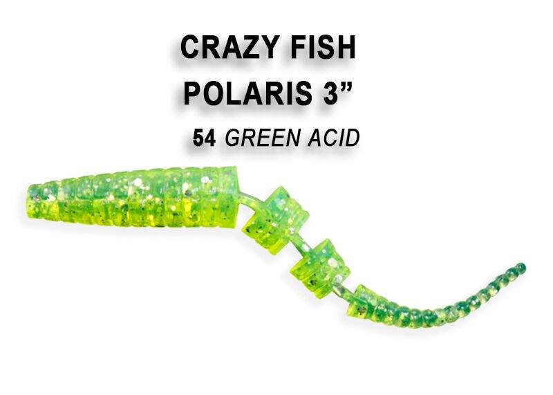 Polaris 5,4 cm color 54 green acid