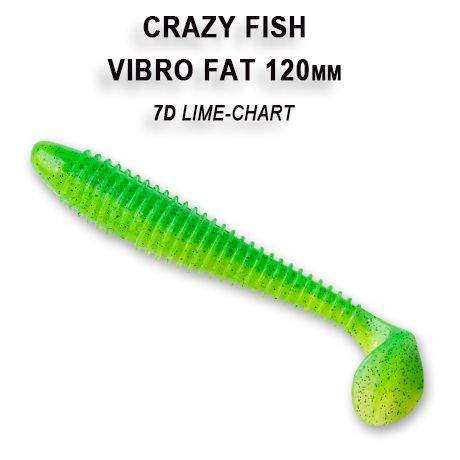 Vibro Fat 6,8" 17 cm barva 7D lime chart