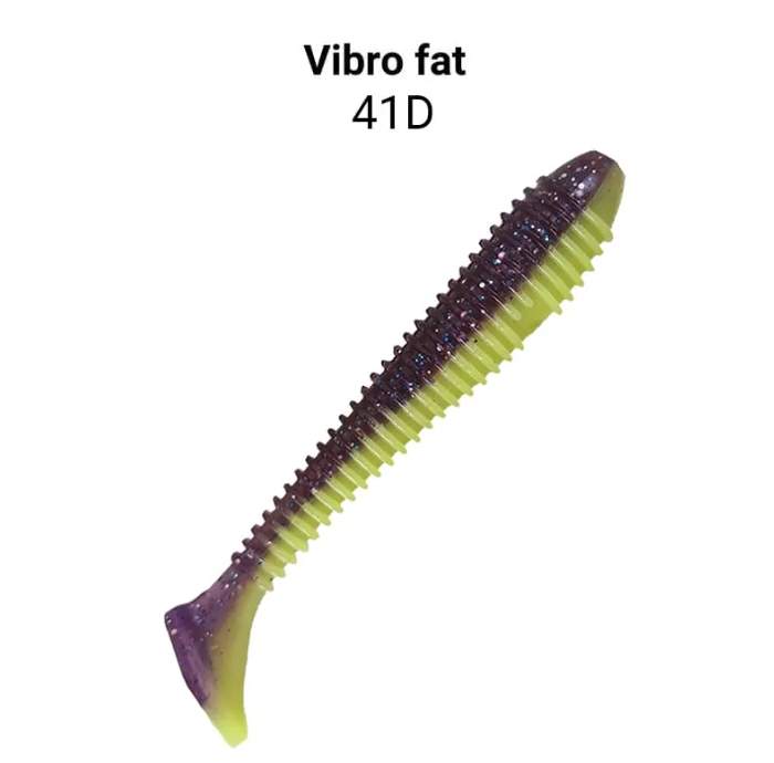 Vibro Fat 10cm 41D 4ks violet charteuse