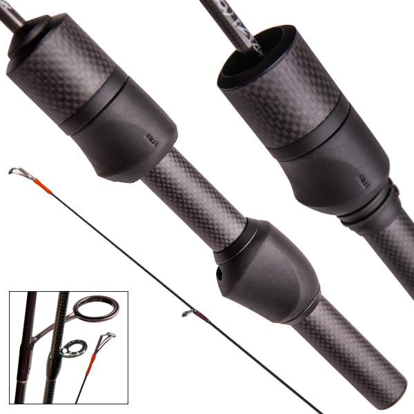 Crazy Fish Nano Long Carbon 0,5-3g 196cm 6'5" line 0.15-0.3 PE
