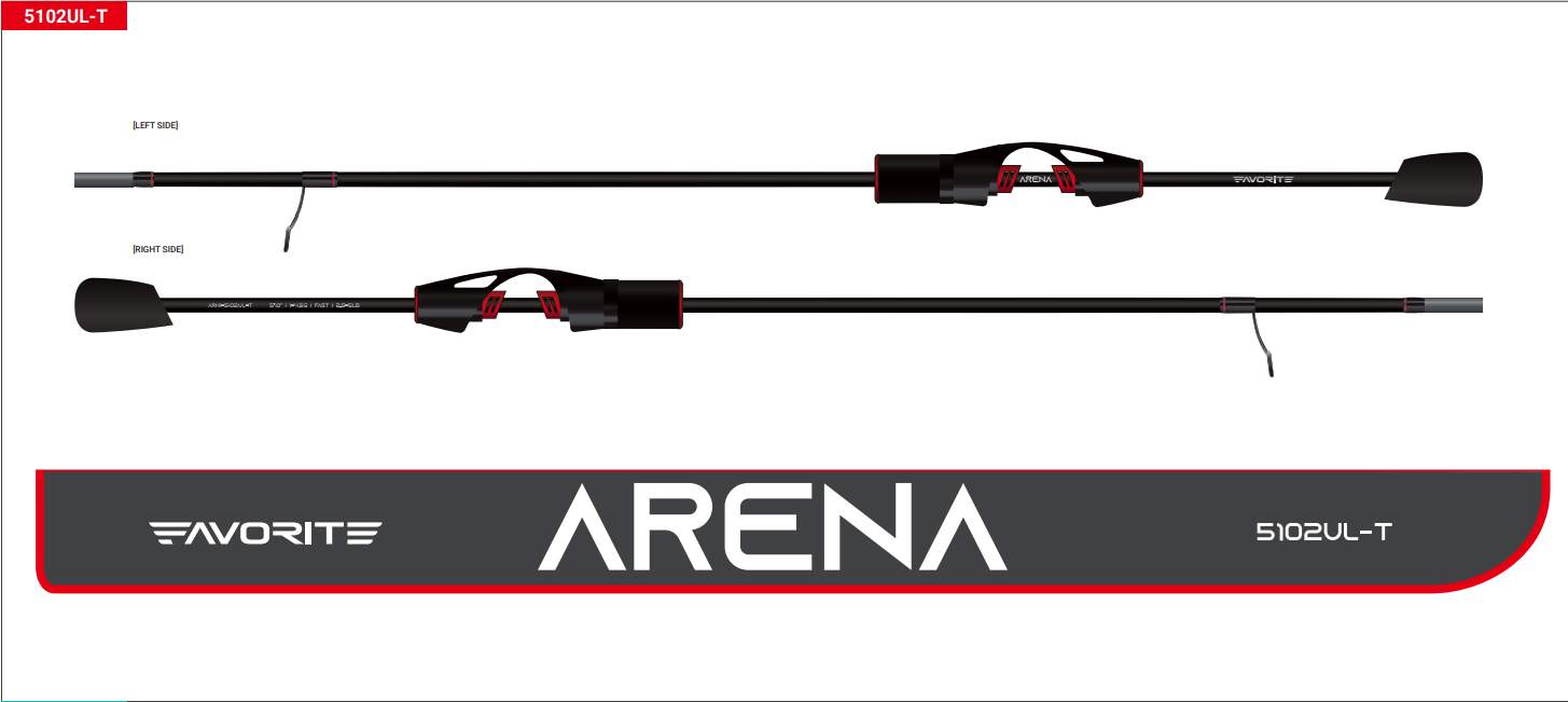 Prut Favorite Arena 1.78m 1-4.5g 2.5-5lb Fast