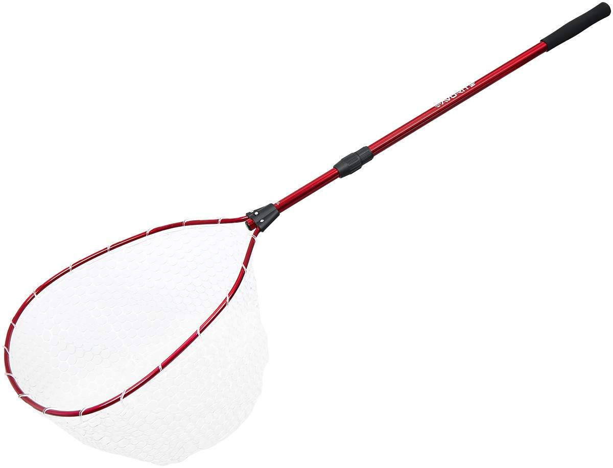 Podběrák Favorite Arena White/Red teleskop 125-190cm