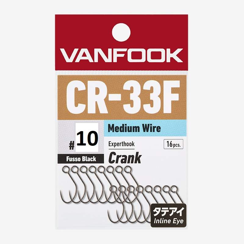 CR 33F #10 Expert Hook Crank balení 16ks