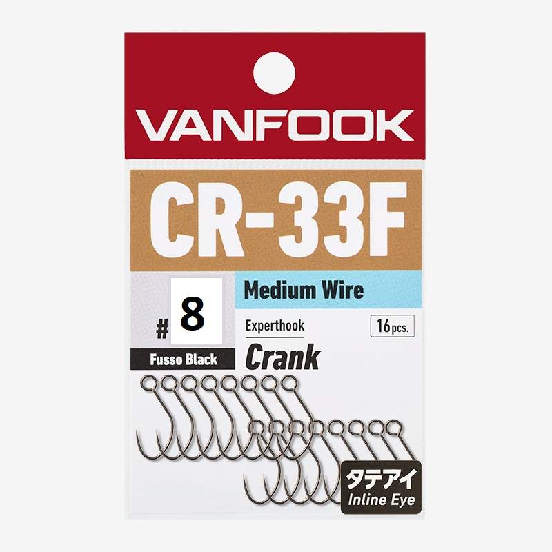 CR 33F #8 Expert Hook Crank balení 16ks