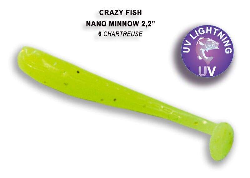 Nano Minnow 5,5cm barva 6 chartreuse