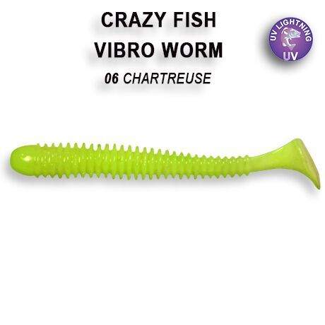 Vibro worm 5cm 6 chartreuse