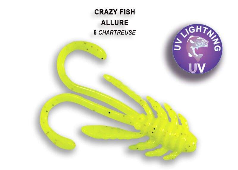 Allure 4cm barva 6 chartreuse balení 8 kusů