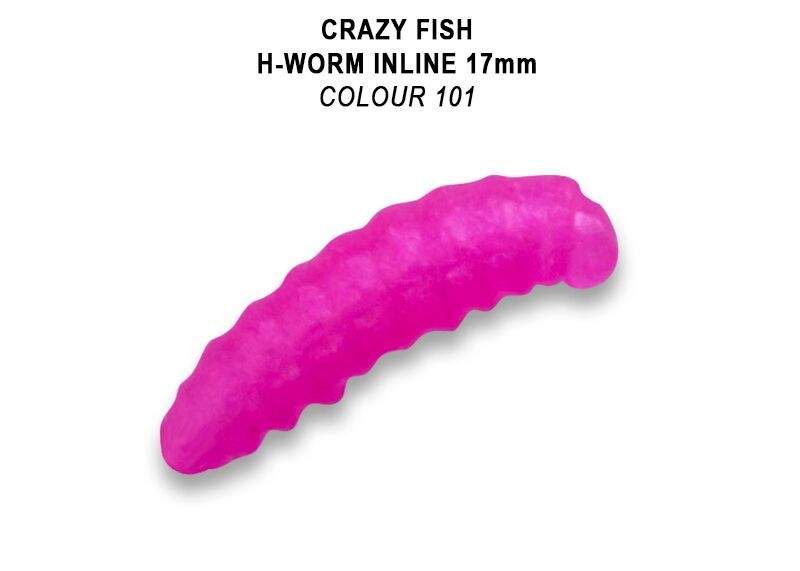 MF H worm inline 0,7&quot; 1,7cm color 101 sýr, floating