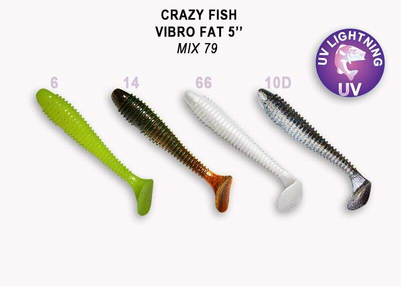 Vibro Fat 12cm mix M79 4ks