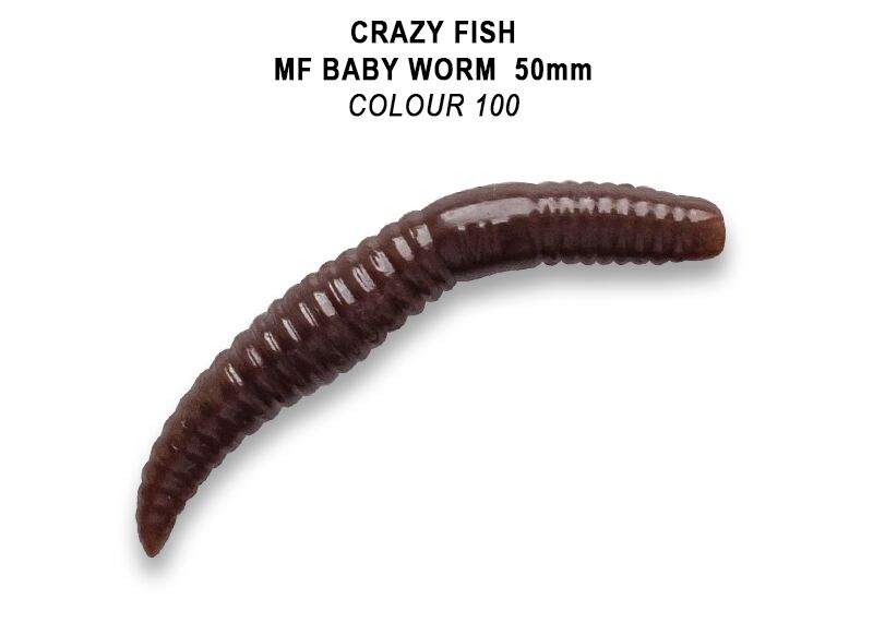 MF Baby worm 2&quot; 50mm barva 100 kreveta floating