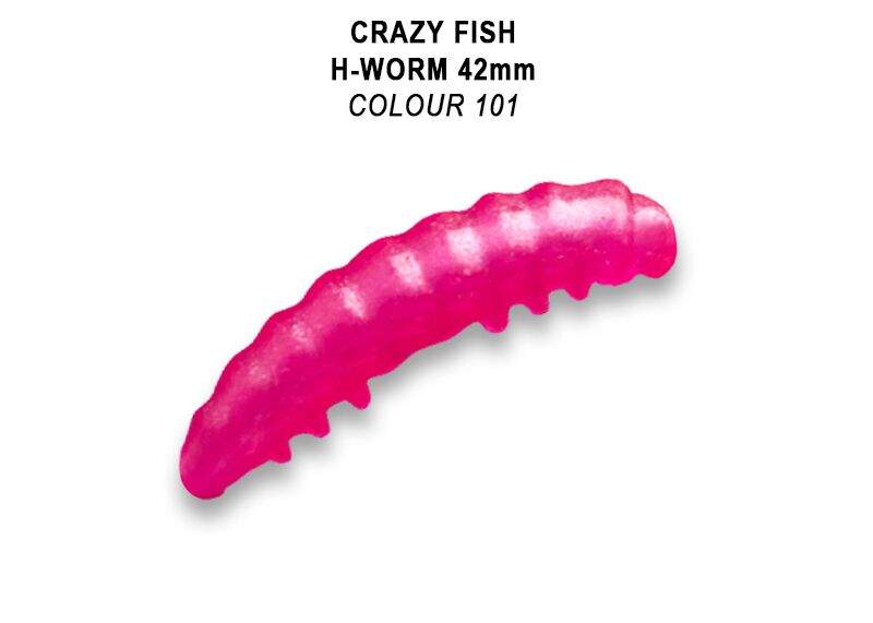 MF H- worm 42mm color 101 kreveta, floating