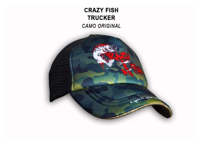 Čepice Crazy Fish original camo dětská velikost