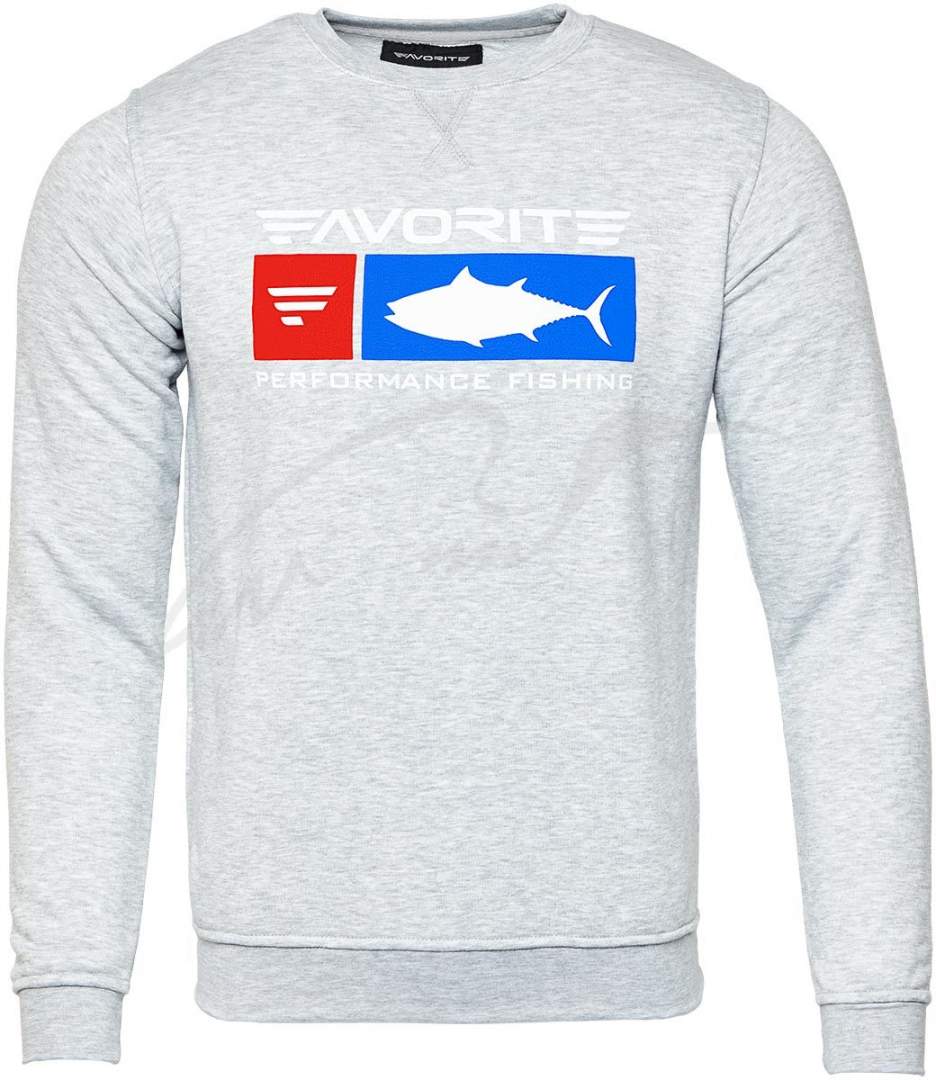 Mikina šedá Favorite tuňák velikost M