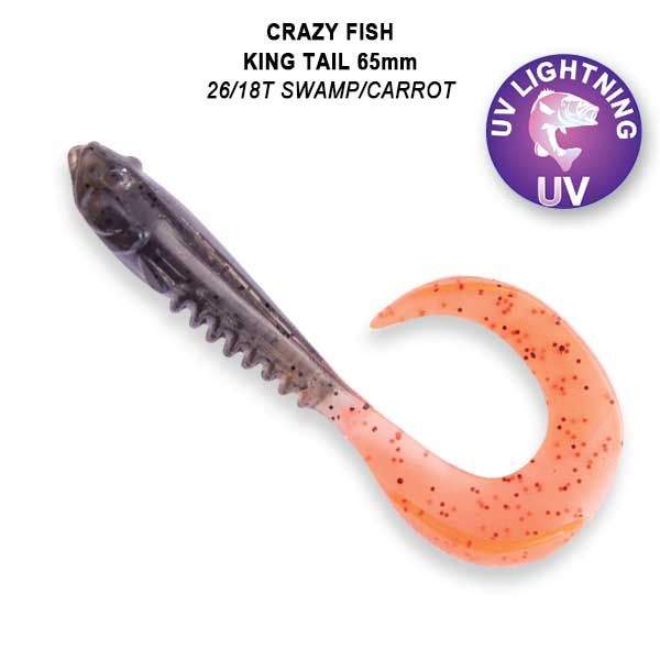 King Tail 2,5" color 26/18 swam carrot