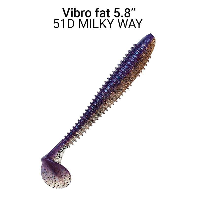Vibro Fat 14,5 cm barva 51D Milky Way 3ks