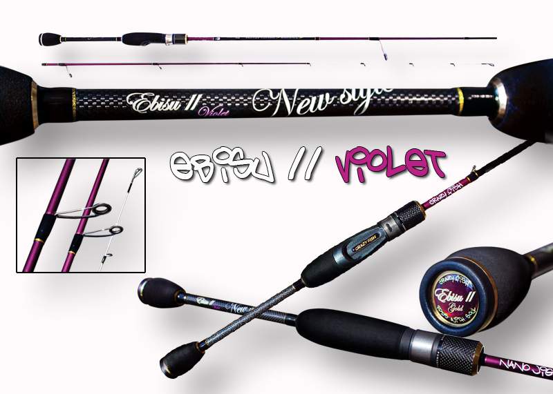 Ebisu Violet II Nano Jig SV662UL 0,6-5g 1,98m 0,2#-0,6#